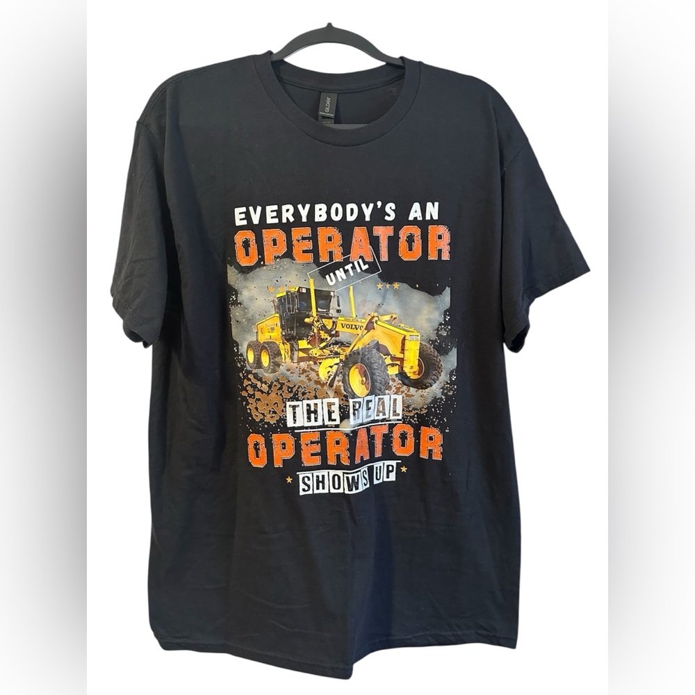 Heavy Equipment Operator men’s large tee shirt